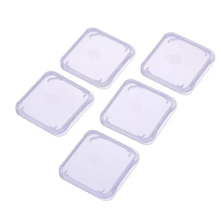 กล่องเคสพลาสติกใส สําหรับใส่เมมโมรี่การ์ด SD SDHC 10 ชิ้น ต่อล็อต