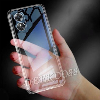 เคสโทรศัพท์มือถือแบบนิ่ม TPU ใส บาง เรียบง่าย สําหรับ OPPO Reno8 T Reno7 Z Pro A78 A17 A17K 4G 5G Reno 8 8T 8Z 8Pro 7 7Z 7Pro OPPOA78