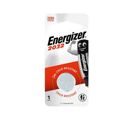 ถ่านกระดุม Energizer Lithium battery 3V รุ่น CR2032 (DL2032) แท้ศูนย์