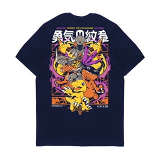 เสื้อยืด ลายการ์ตูนอนิเมะ Kizaru Digimon AGUMON_01