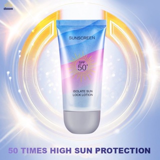 ครีมกันแดดครีมป้องกันรังสียูวี ครีมกันแดดนมวัว Spf50+กันน้ำและกันเหงื่อสดชื่นทั้งร่างกายครีมกันแดดโลชั่น【ดู】