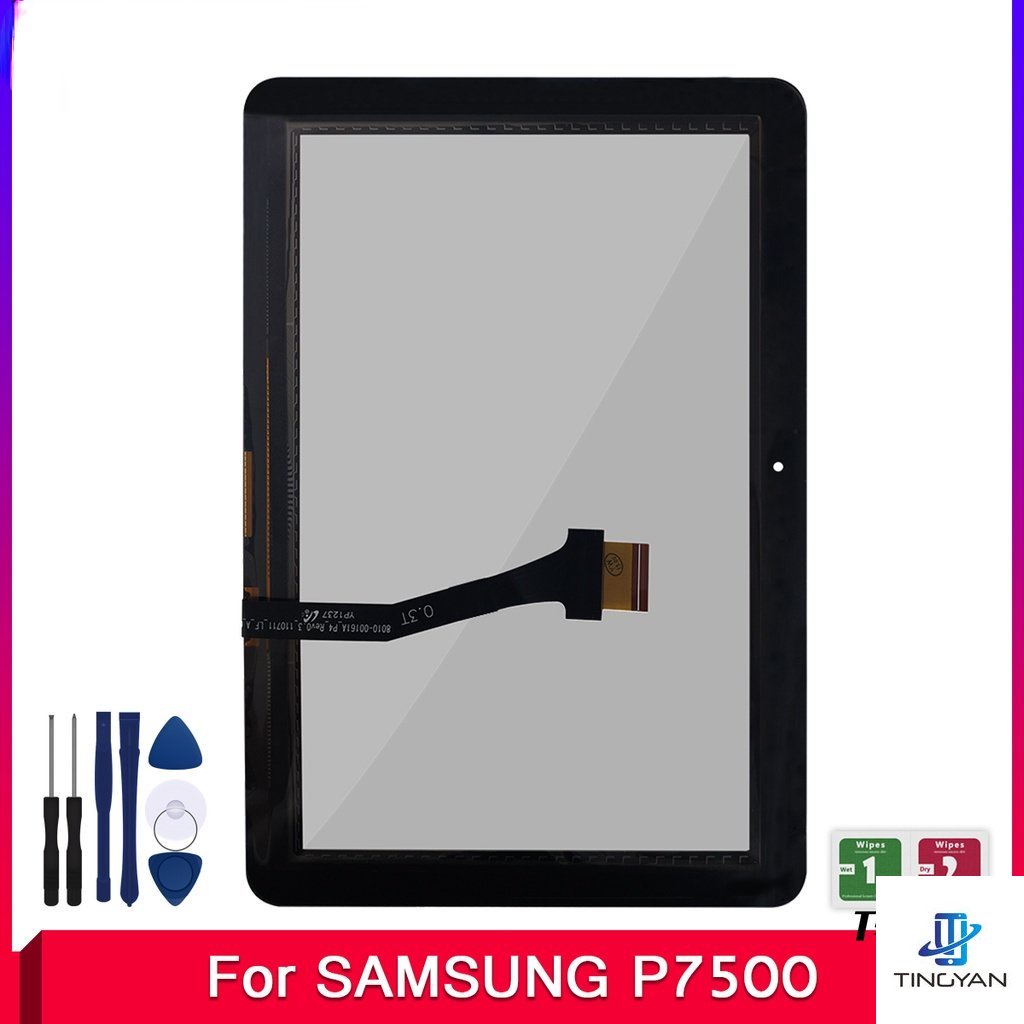 ทดสอบสัมผัสสูงสําหรับ Samsung Galaxy Tab 10.1 3G P7500 P7510 GT-P7500 P7510 P7501 หน้าจอสัมผัสกระจกด