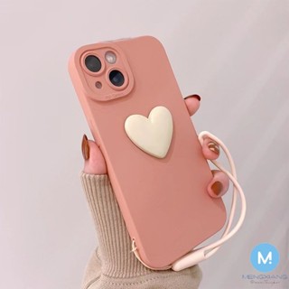 เคสโทรศัพท์มือถือ ป้องกันเลนส์กล้อง ลายหัวใจ พร้อมสายคล้อง 3 in 1 สําหรับ Realme C35 C25Y C21Y C12 C25S C25 C15 C20 C33 C31 C21 C3 9i 9 8i 8 7i 7 6 6i 5i 5S narzo 50 50i 50A 2020 2021 เคส