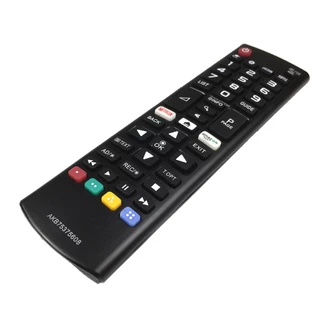 ใช้สําหรับ LG AKB75375608 รีโมทคอนโทรลพร้อม NETFLIX AMAZON สําหรับ LG 2018 สมาร์ททีวี 32Lk6100 32Lk6200 43Lk5900
