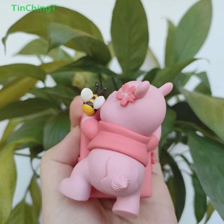 [TinChingT] ตุ๊กตาฟิกเกอร์ อนิเมะดิสนีย์ Winnie-The-Pooh Eeyore Piglet Q Version [ใหม่]