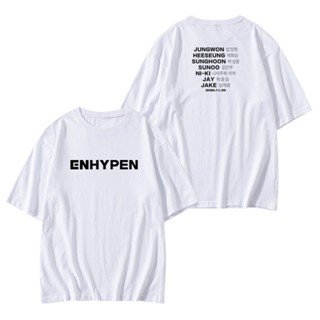 ❄►✜Kpop ENHYPEN Album Short Sleeve Summer Unisex T-shirt Casual Top Tshirt New_09