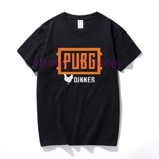 เสื้อวันพีช - เสื้อยืดโลโก้PUBGสุดเท่แฟชั่นเกมร้อนPlayerunknownBattlegroundsผู้ชนะอาหารค่ําไก่ผู้ชา_01