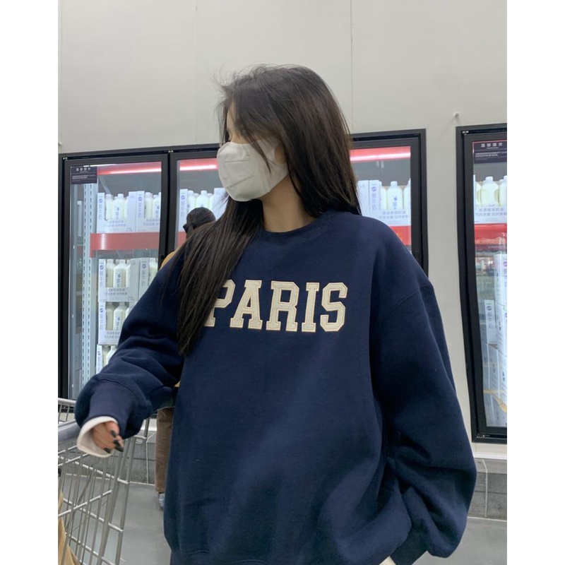 ส่งไวจากไทย TAYCEN เสื้อสเวตเตอร์ เย็บปักถักร้อย แขนยาว สไตล์เกาหลี โอเวอร์ไซซ์ สำหรับผู้หญิง