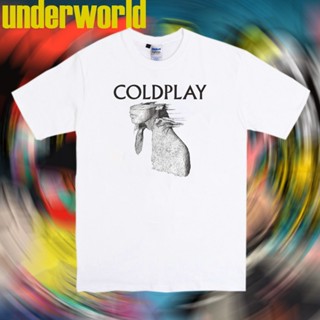 oversize T-shirt เสื้อยืด พิมพ์ลาย Coldplay Rush Hour สไตล์วินเทจ S-5XL