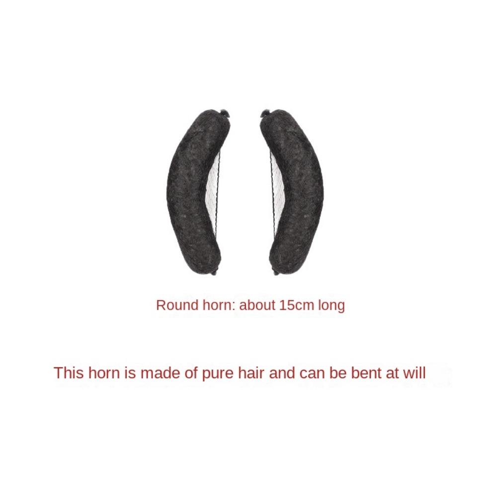 Jeremy1 วิกผมคอสเพลย์ ฮั่นฝู แบบถัก สีดํา สไตล์จีนโบราณ สําหรับถ่ายภาพ - รูปที่ 7