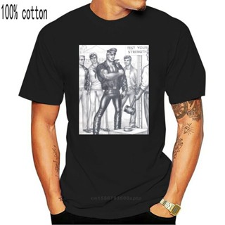 เสื้อแฟชั่นผญ sexy - แขนสั้นคอลูกเรือเสื้อยืดพิมพ์ Mannen Zomer Kleding บ๊อบ Mizer En Tom Van ฟินแล