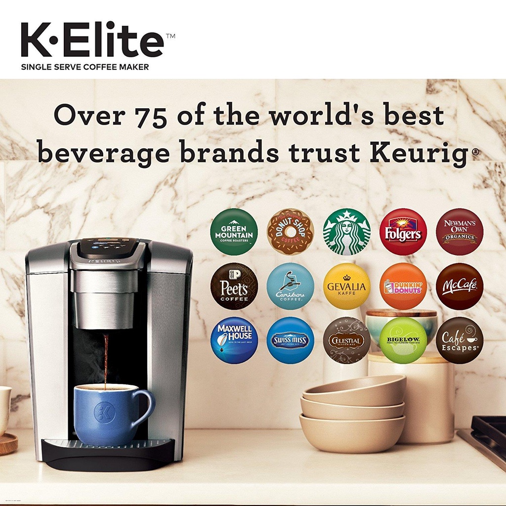 สหรัฐอเมริกานำเข้า Keurig Keurig 2.0K-CUP เครื่องชงกาแฟแคปซูลอัตโนมัติ K525 ที่ชาญฉลาด