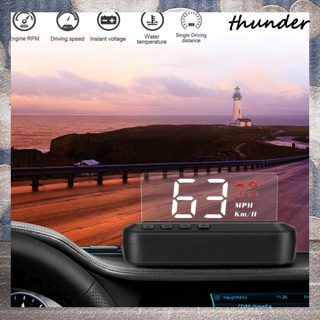 Thunder โปรเจคเตอร์ HUD Head-up Display C100 OBD Hd อเนกประสงค์ สําหรับรถยนต์