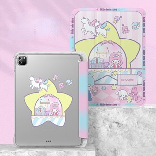 [เคสไอแพด] เคสแท็บเล็ต ลายคุโรมิน่ารัก สีม่วง สําหรับ iPad air4 10.9 นิ้ว pro 11 2021 Mini 5 2019 air 3 10.5 air 2กันยายน 2018 iPad 9 10.2 2021 Mini6 pro 12.9