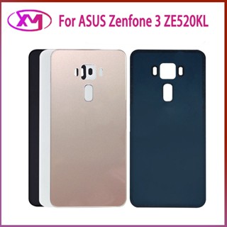 อะไหล่ฝาครอบแบตเตอรี่ด้านหลัง กระจก 3M และกาว สําหรับ ASUS Zenfone 3 ZE520KL Zenfone3 ZE520KL