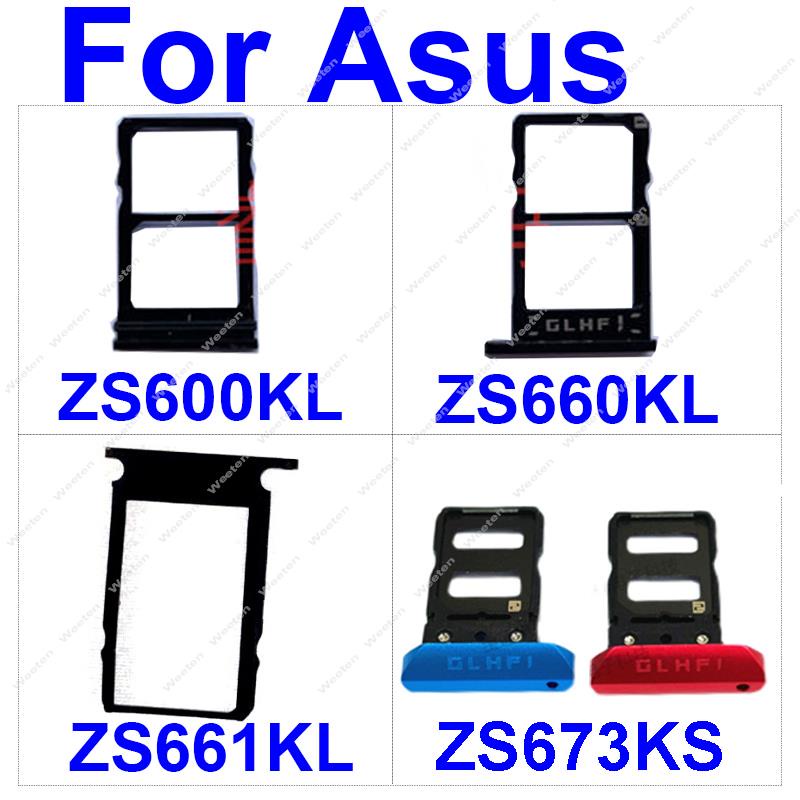 ถาดใส่ซิมการ์ด สําหรับ Asus ROG Phone ZS600KL Z01QD ROG II 2 ZS660KL I001D ROG 3 ZS661KS ROG 5 ZS673KS I005DA