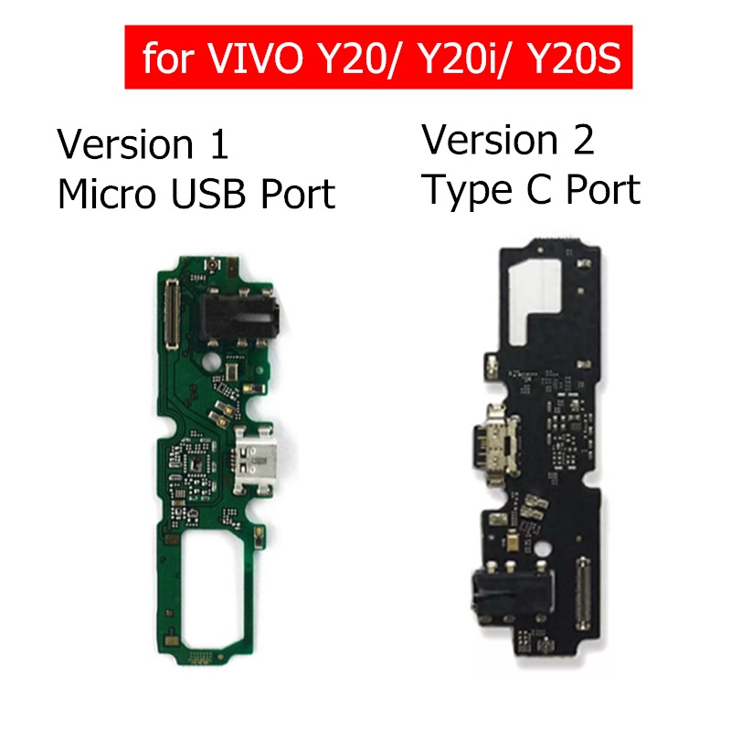 สําหรับ VIVO Y20s Y20 Y20i USB Charger พอร์ตชาร์จ Connector Flex สาย USB ชาร์จ Dock PCB Board Flex สําหรับ VIVO Y20s อะไหล่ซ่อม