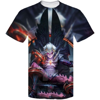 เสื้อยืด พิมพ์ลายเกม Mobile Legends Dyroth Prince of the AbyssGame 3D ไซซ์ XS-3XL 2023