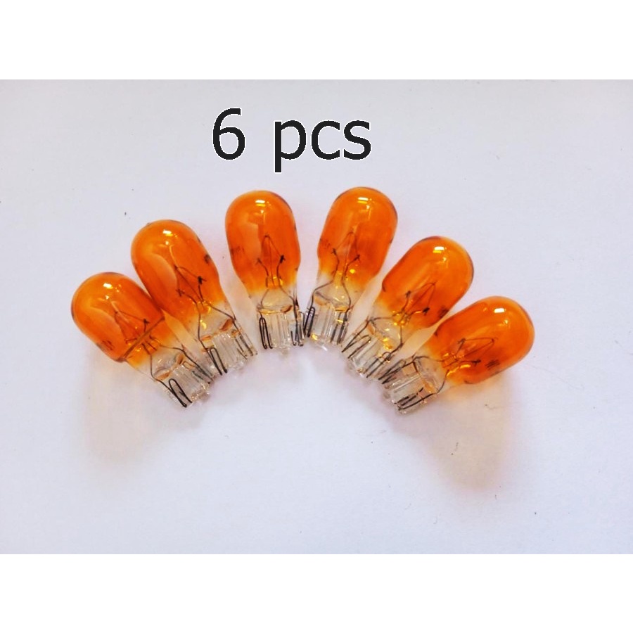 หลอดไฟไฟเลี้ยวสีเหลือง T13 wy21w 12v 21w honda ต่อชิ้น Special Motor