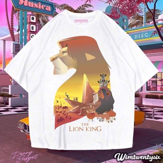 Wimtwentysix เสื้อยืดโอเวอร์ไซซ์ พิมพ์ลาย The lion king wild | เสื้อยืด โอเวอร์ไซซ์ | เสื้อยืด สไตล์วินเทจ_01