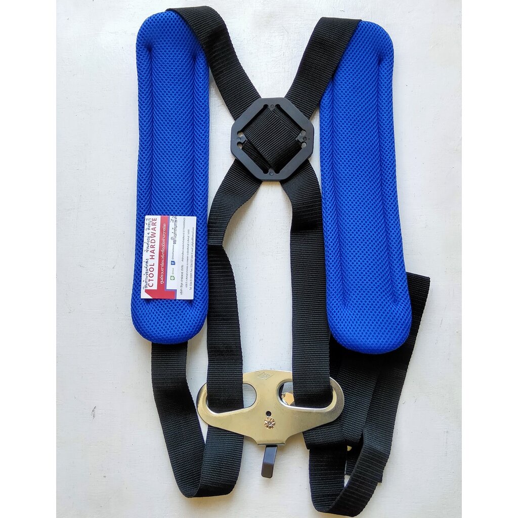สายสะพายตัดหญ้า บ่าคู่พร้อมเบาะ เครื่องตัดหญ้า TTKของแท้100% -A genuine double shoulder strap for every purpose. - ซี...