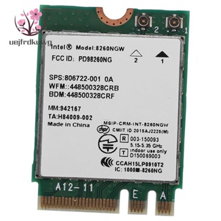 ใหม่ การ์ด WIFI ไร้สาย AC 8260 8260NGW NGFF 2X2 802.11Ac 867Mbps Wi-Fi และบลูทูธ 4.2 สําหรับ Intel Windows 7 8 10