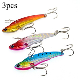 เหยื่อตกปลา VIB โลหะ 6 ซม. 20 กรัม 3 ชิ้น สําหรับ Culter Perch