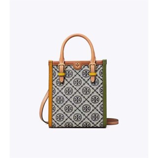 **C** กระเป๋า TORY BURCH T MONOGRAM JACQUARD MINI สินค้าใหม่ ของแท้