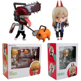 Nendoroid ขายดี โมเดลฟิกเกอร์ อนิเมะ Chainsaw Man 1560 Denji 1580 เปลี่ยนหน้าได้ ของเล่นสําหรับเด็ก