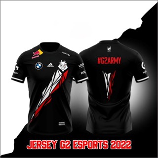 ใหม่ เสื้อกีฬา G2 ESPORTS TEAM DOTA รุ่นที่ 2