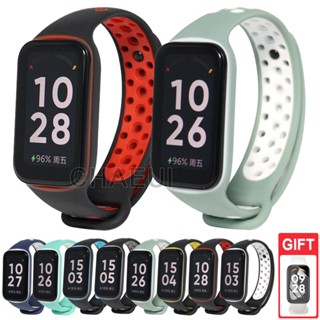 สายรัดข้อมือซิลิโคน สองสี แบบเปลี่ยน สําหรับ Redmi Smart Band 2