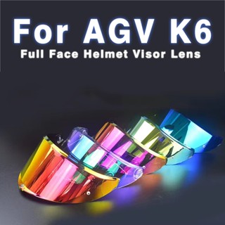 ที่บังแดดหมวกกันน็อค แบบเต็มหน้า เลนส์วิสัยทัศน์กลางคืน สําหรับ AGV K6 K 6