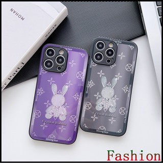 black purple เคส ไอโฟน11 glass cases for iPhone14 เคสไอโฟน13 กระจก เคสiPhone12 เคสiPhone14promax อารมณ์ เคสกระจกไอโฟน11 xr เคสiPhone12promax 11 Pro max for caseiPhonexsmax เคสIPxr xs เคสไอโฟน11 กันกระแทก 6sพลัส 7พลัส 8 plus ซิลิโคนอ่อนนุ่มสี่ด้าน