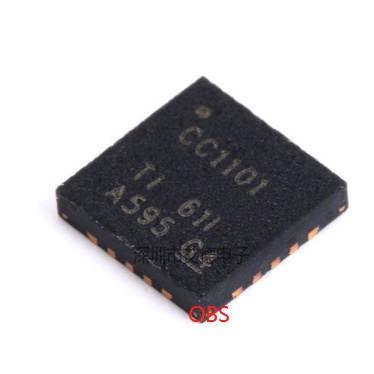 Patch CC1101RGPR ผ้าไหมพิมพ์ CC1101 1101 QFN-20 ความถี่เครื่องส่งสัญญาณชิปรับส่งสัญญาณไร้สาย