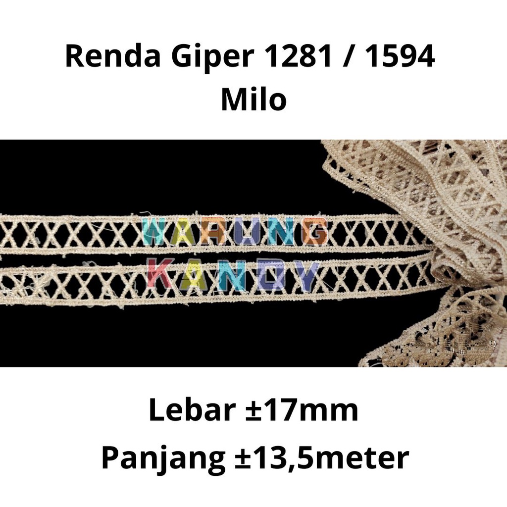 Giper Lace 1281 / 1594 17mm ไมโล