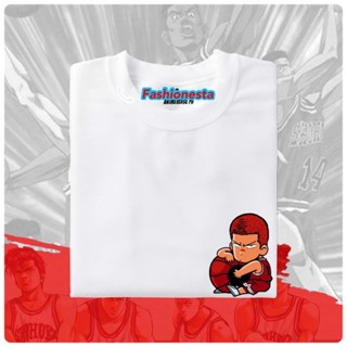 ANIME SLAMDUNK SAKURAGI T-shirt printed high quality unisex COD_09