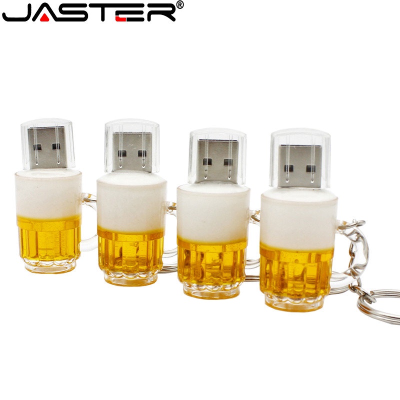 Jaster แฟลชไดรฟ์ USB 2.0 128GB 64GB 32GB 16GB กันน้ํา 8GB 4GB