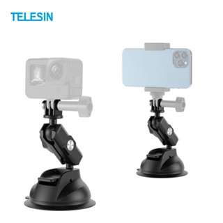 ขาตั้งกล้อง Telesin รุ่น TE-SUC-011 Suction Cup Mount หัวอุปกรณ์เมาท์ขาตั้งกล้อง แบบตัวดูดสุญญากาศ สะดวกพกพา