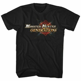 นักล่ามอนสเตอร์  Monster Hunter Generations Black Adult T-Shirt_03