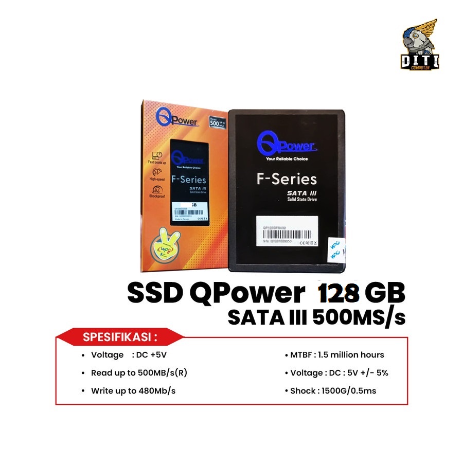 SSD QPOWER 128GB SATA QP128GSA68