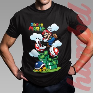 Super Mario Game Kart Nintendo T-Shirt Men Viral Baju Lelaki Streetwear Cotton Men Graphic Brand Tee Fashion Viral_12