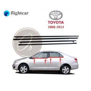 Flightcar Toyota Vios ncp93 2008-2013 ยางนอกประตู หน้าต่างรถยนต์