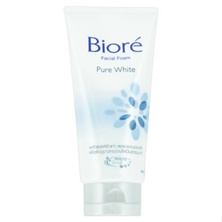 FOAM บิโอเรเฟเชี่ยลโฟมเพียวไวท์ FACIAL 100กผลิตภัณฑ์ดูแลผิวหน้าBIORE PURE WHITE 100 G