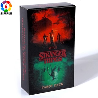 Stranger Things Tarot Deck 78 Tarot Cards Major And Minor Arcana And Depicts Original Illustrations Gift Reversed Chakra Planet