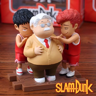 ฟิกเกอร์ SlamDunk สแลมดังก์ Basketball บาส นักบาสเก็ตบอล Sakuragi ซากุรางิ Mitsui มิตซุย Anzai อันไซ Figure Anime โมเดล