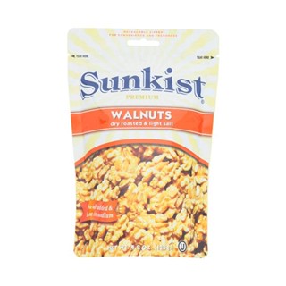 ซันคิสท์ ก. วอลนัทอบเกลือรสเค็มน้อย 120SUNKIST ROASTED LIGHTSALTWALNUTS120G