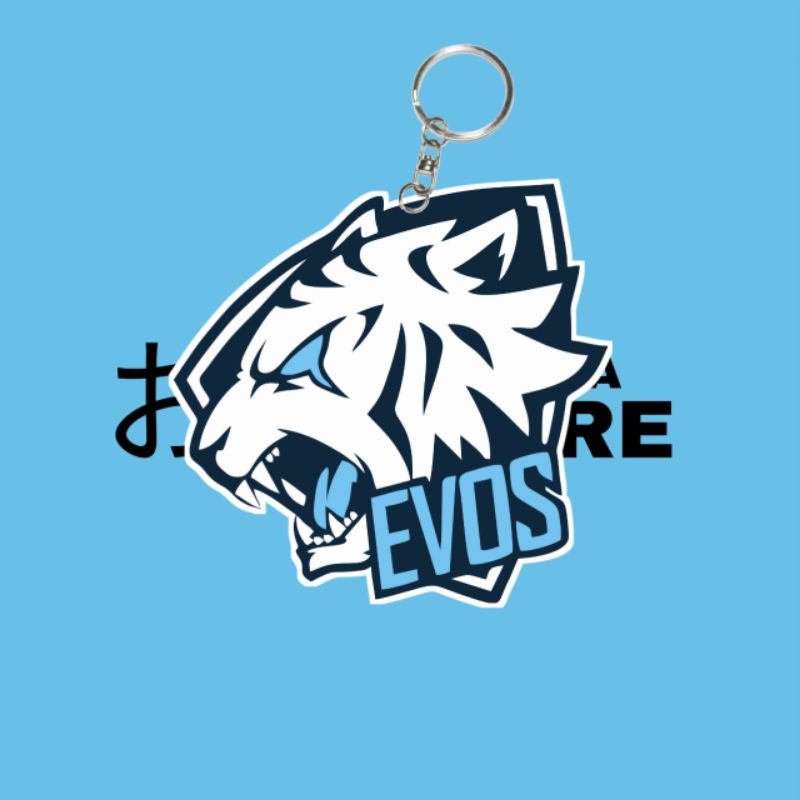 พวงกุญแจทีม GANTUNGAN Evos ESPORT - พวงกุญแจอะคริลิค Ganci อะคริลิค