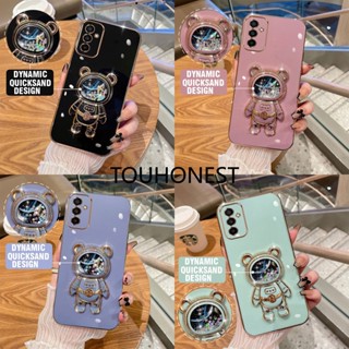 เคส Huawei Mate 10 Pro เคส Huawei Mate 20 Pro เคส Huawei Mate 30 Pro Mate 30E Pro Case Huawei Mate 40 Pro Mate 40E Pro Case Huawei Mate 30 Lite Case Huawei Mate 20X Cover Glitter Liquid Quicksand Astronaut Bracket Soft Phone Case โทรศัพท์มือถือนิ่ม