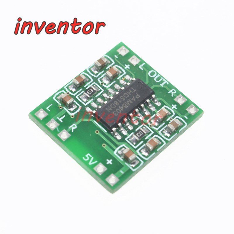 (1/5PCS) PAM8403 Super mini บอร์ดขยายเสียงดิจิตอล miniature class D เครื่องขยายเสียง 2 * 3 w สูง 2.5-5 v USB