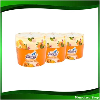 เจลปรับอากาศ กลิ่นส้ม Air Freshener Gel Orange 70 กรัม (แพ็ค3ชิ้น) ฟาร์เซ็นท์ Farcent เจลหอม ปรับอากาศ